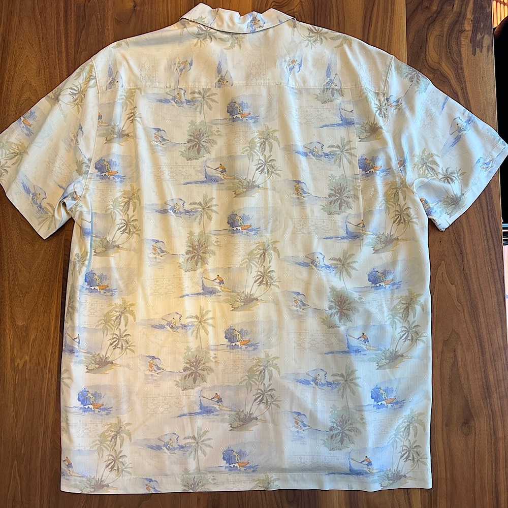 Tommy Bahama 100% Silk Shirt XL - Picture 2 of 7